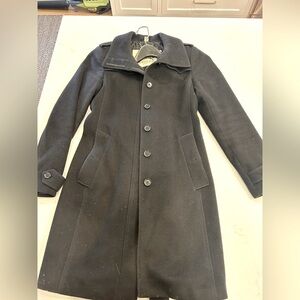Black Burberry London coat